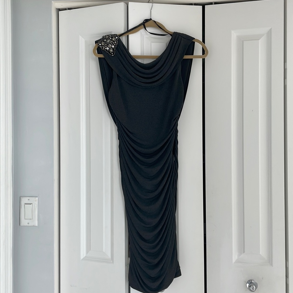Beautiful grey cocktail dress